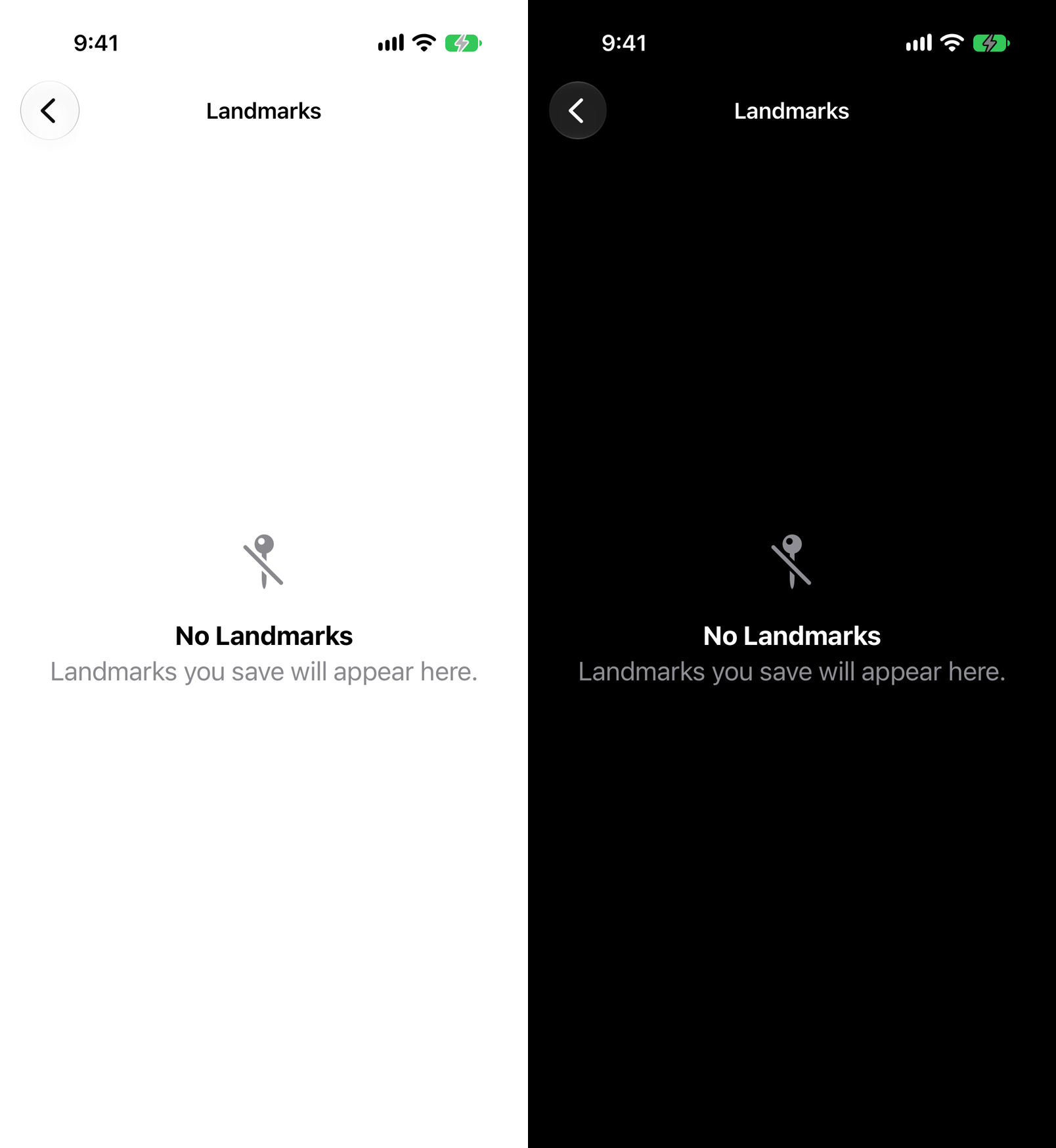 ContentUnavailableView with title, symbol, and description
